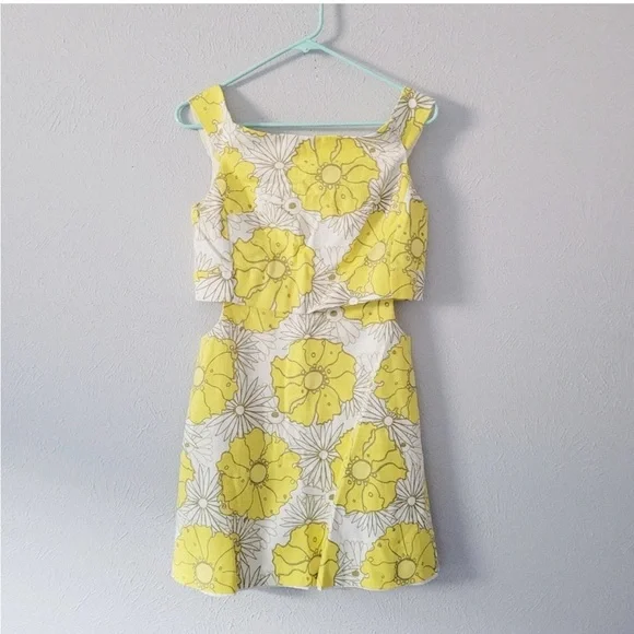 topshop floral cut out dress Topshop Floral Cut Out Midi Dress In Mono